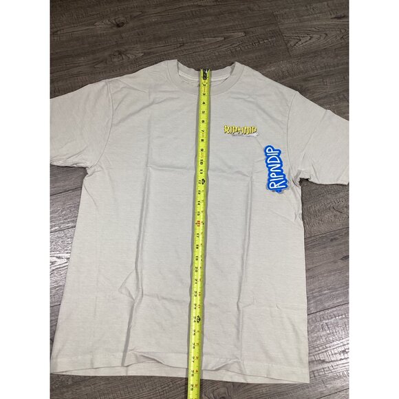 Ripndip Cream Graphic Mens T-Shirt Medium Short Sleeve Casual Wear Crew Neck NEW - Picture 5 of 7